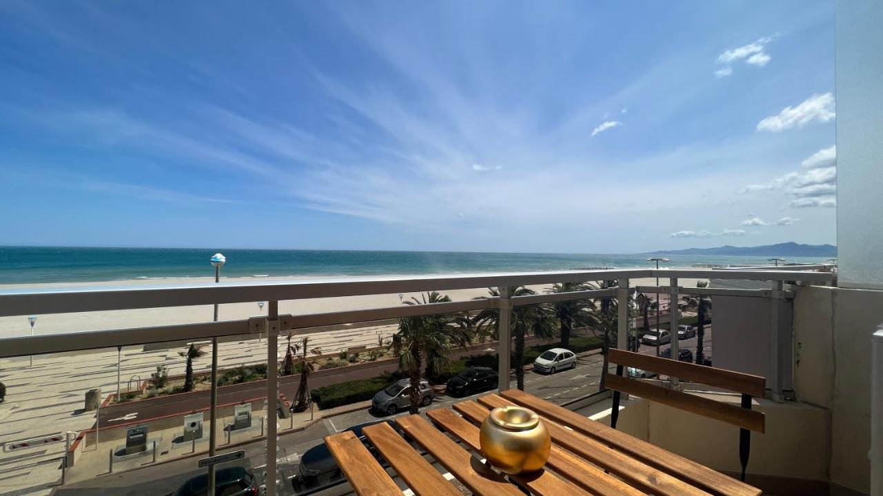 Appartement Cosy, Vue Mer Avec Parking Privatif Canet-en-Roussillon Esterno foto